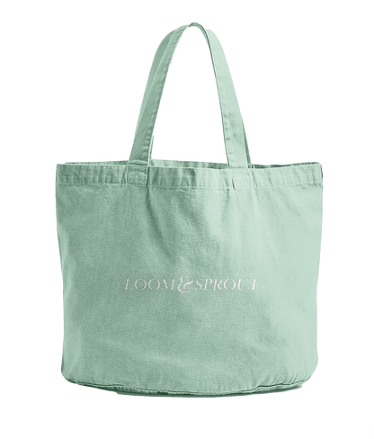 Women's Vintage Wash Canvas Tote | LOOM & SPROUT - Loom & Sprout
