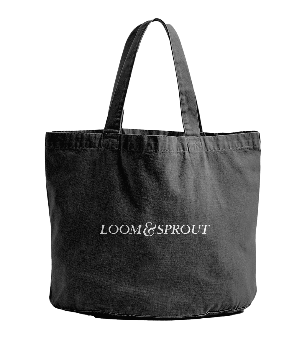 Women's Vintage Wash Canvas Tote | LOOM & SPROUT - Loom & Sprout